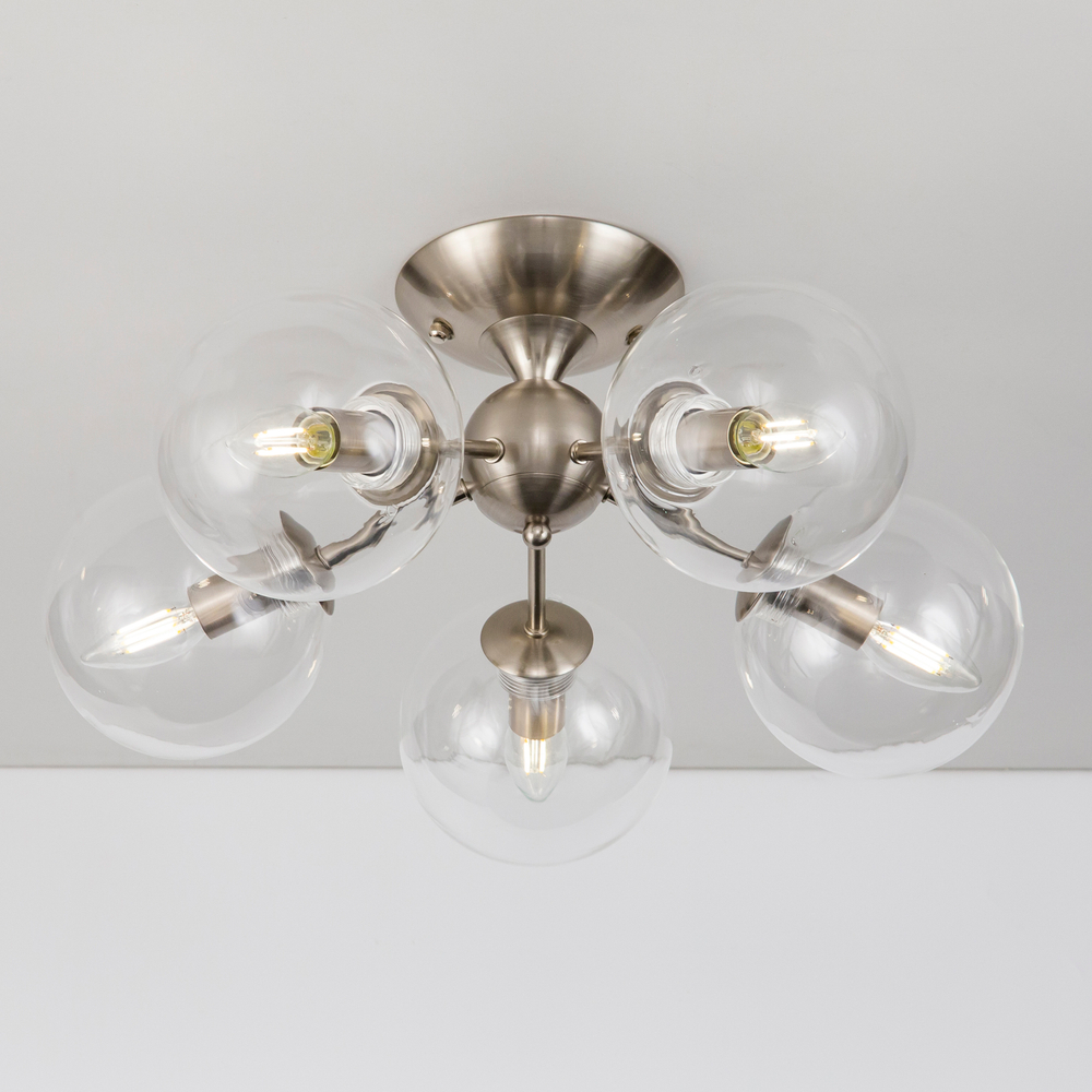 Citilux Томми CL102151 Люстра потолочная Матовый Хром