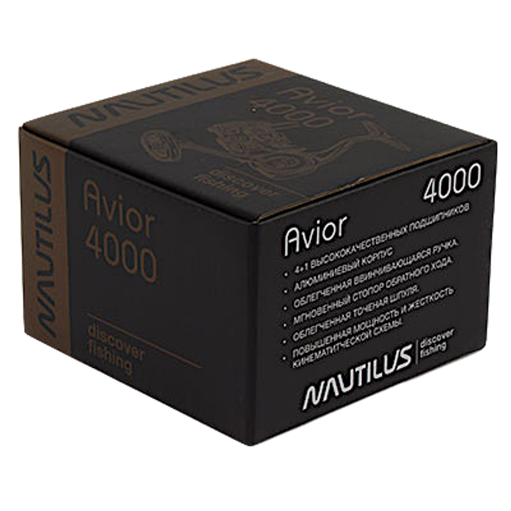 Катушка Nautilus Avior 2500 bb4+1 250г 0.205/0.221/0.247мм-140/120/95м 5.3:1 16-59296068