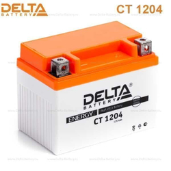 Аккумулятор Delta CT 1204 (12V / 4Ah) [YB4L-A, YB4L-B, YTX4L-BS]