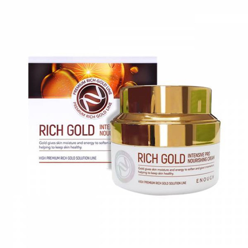 ENOUGH Питательный крем с золотом  50мл Rich Gold Intensive Pro Nourishing Cream