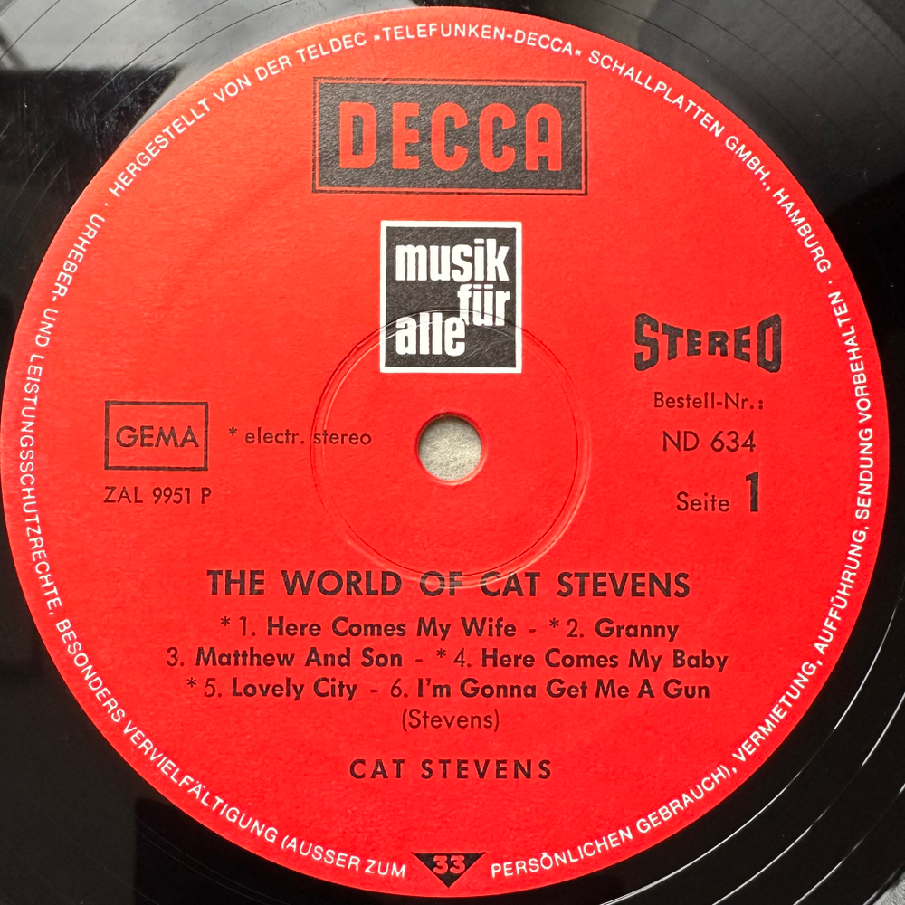 Cat Stevens - The World Of Cat Stevens (Германия)