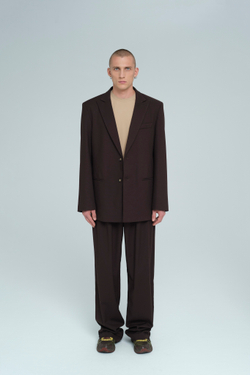 Пиджак однобортный | brown