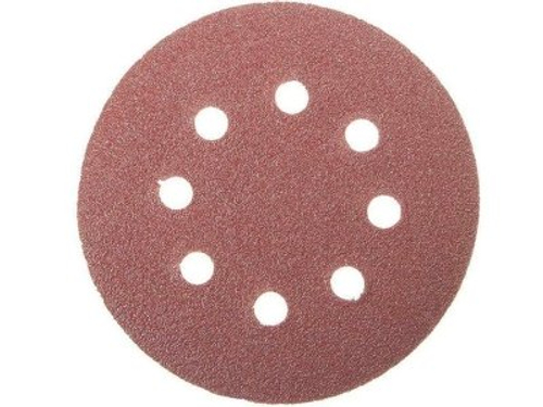 Круг абразивный на велюр осн зер 220 d125  8 отв (5шт/уп)