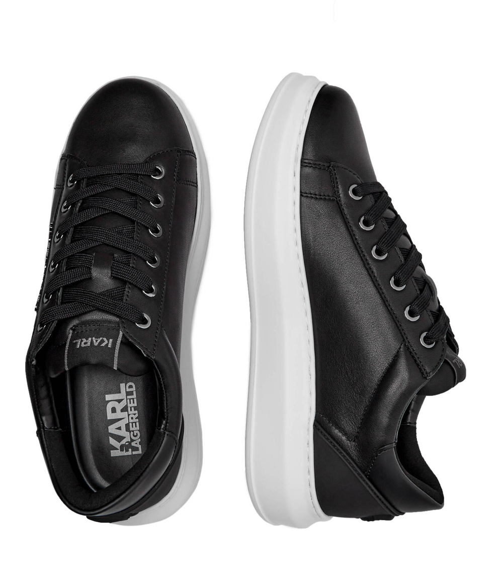 Кожаные кроссовки kapri Karl Lagerfeld - черный(KL52575N)