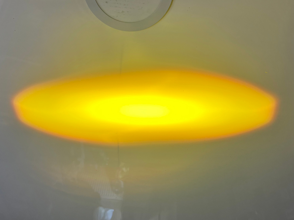 Противотуманная фара с линзой, Череп LED, серебряный (за 1 шт.)