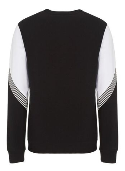 Мужская теннисная кофта EA7 Man Jersey Sweatshirt - black