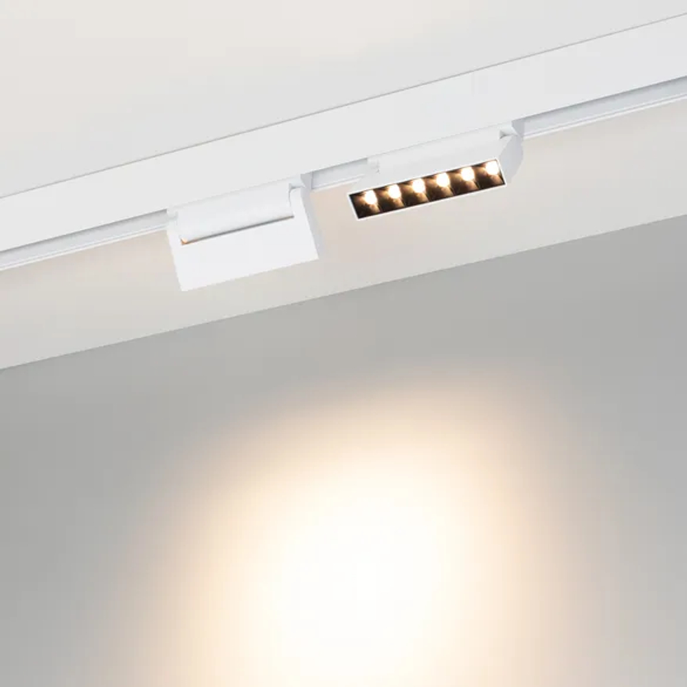 Светильник MAG-ORIENT-LASER-FOLD-S195-6W Warm3000 (WH, 30 deg, 48V) (Arlight, IP20 Металл, 5 лет) 035862