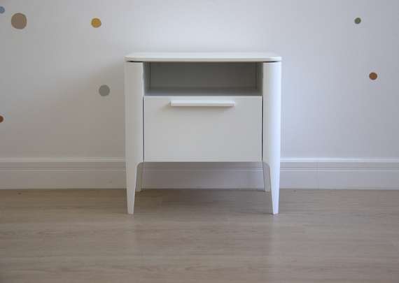 Тумба прикроватная Type 1 полка 1 ящик ширина 50 см (белый)