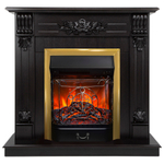 Каминокомплект Real Flame Ottawa DN с очагом Majestic Lux Brass