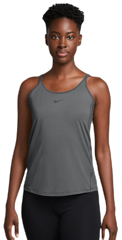 Женский топ теннисный Nike One Classic Dri-Fit Tank - iron grey/black