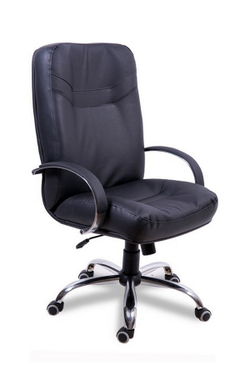 Кресло для руководителя МИНИСТР КОРОТКИЙ ХРОМ