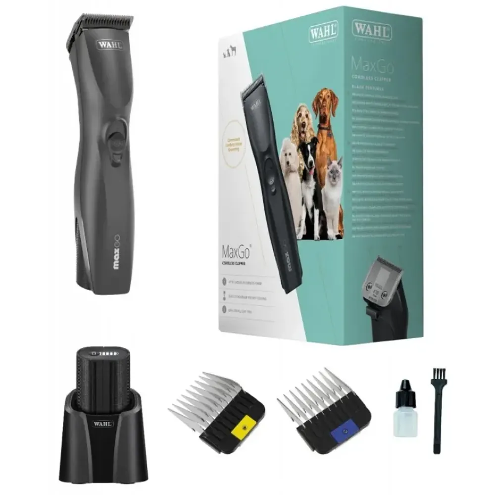 Машинка для стрижки животных WAHL 1263-0472 MaxGO, черный - 5