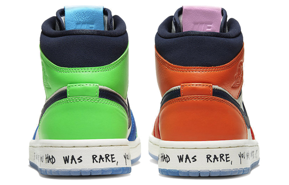 Кроссовки Melody Ehsani X Jordan Air Jordan 1 Mid Fearless (Женская размерная сетка)