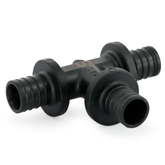 Тройник аксиальный равнопроходной из PPSU Uni-Fitt 20 мм (746P7770)