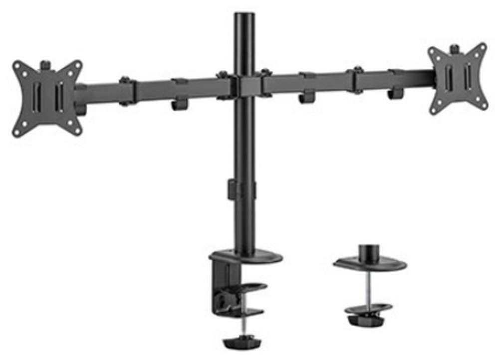 Крепление для монитора Gembird MA-D2-01 черный