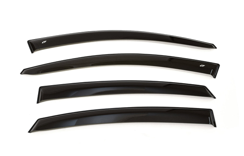 Дефлекторы боковых окон Cobra Tuning на Nissan Almera (G15) 2012- широкие арт.NE14312