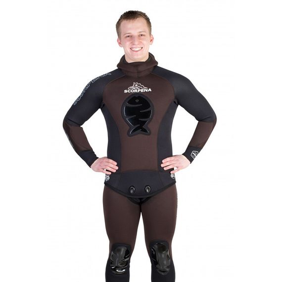 Гидрокостюм Scorpena B3+ 5 мм Коричневый