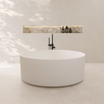 Ванна из искусственного камня ABBER Stein AS9679 белая матовая