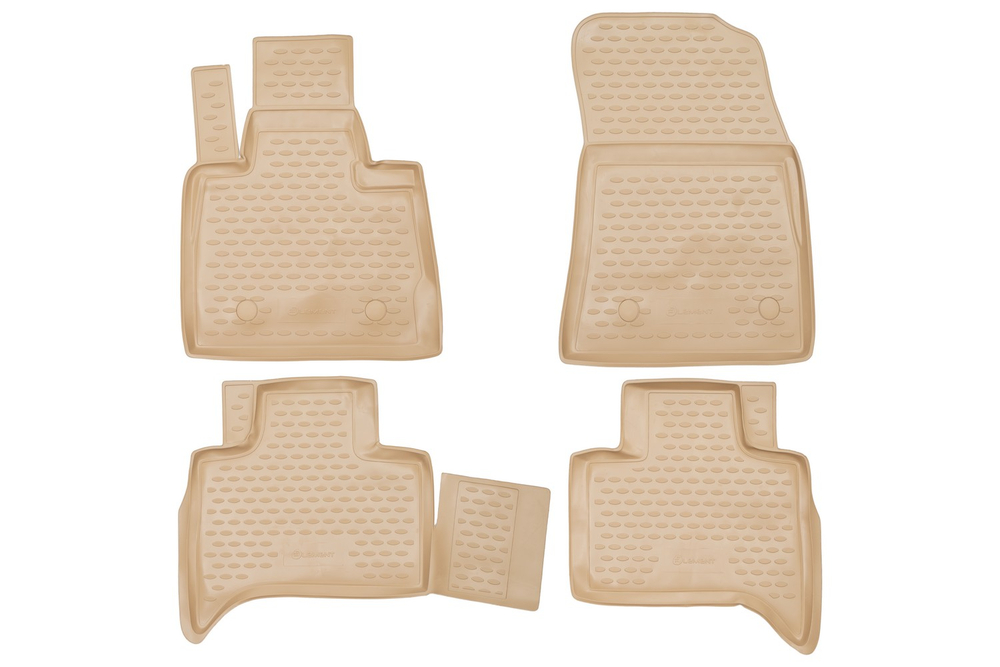Коврики в салон для BMW X5 1999-2006, 4 шт. (полиуретан, бежевые) NLC.05.29.212K