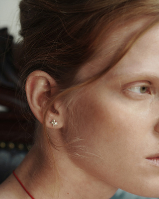 Пусеты Гортензия Мини