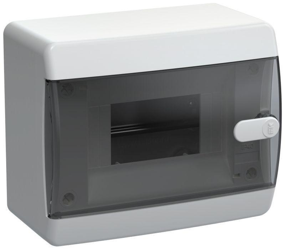 Щит пласт.. ЩРН-П-6 IP41 черн. пр. дв. IEK UNION Compact