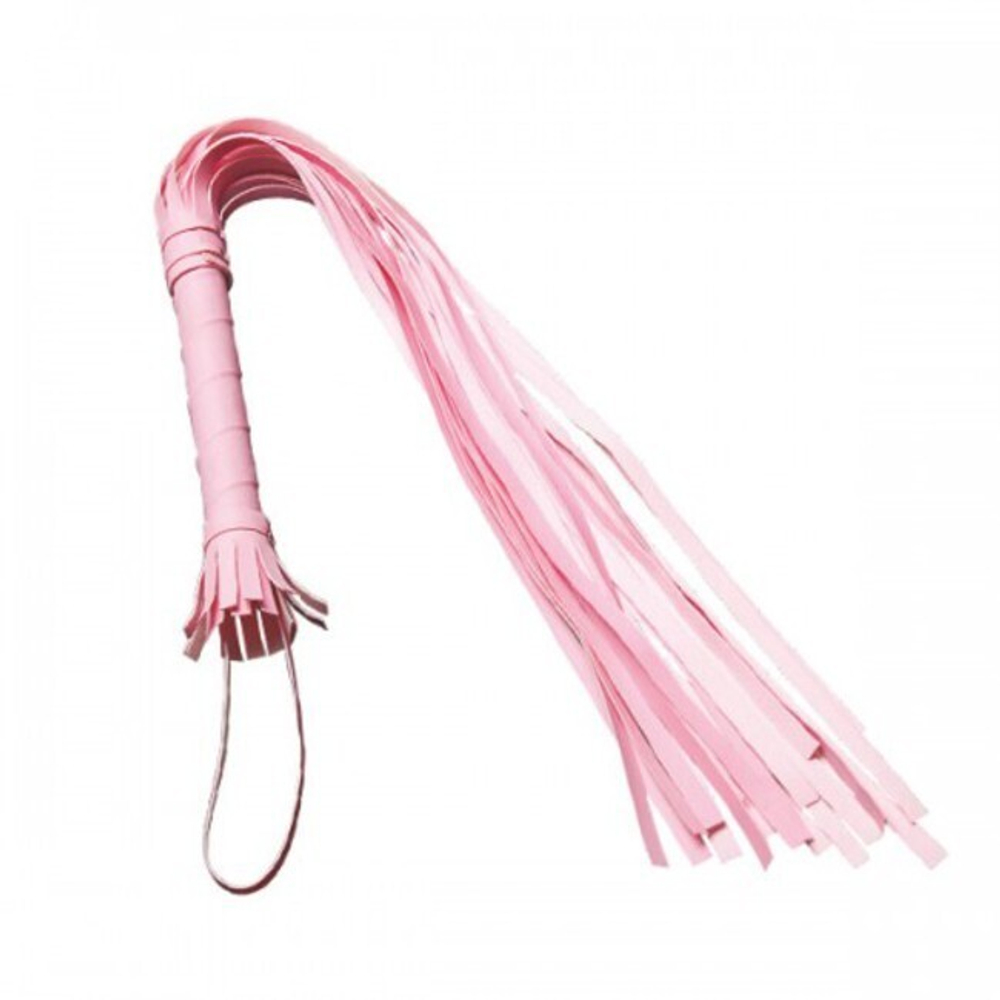 Розовая плеть из искусственной кожи (Цвет: розовый)