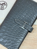 Кошелек Hermes из кожи крокодила