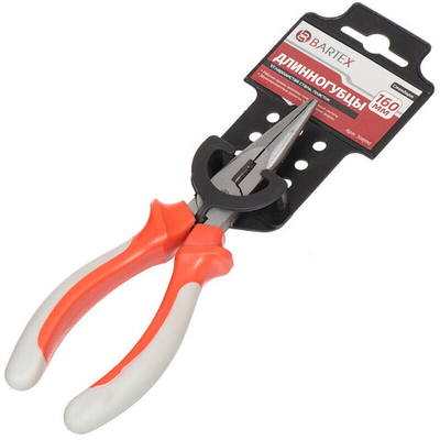 Тонкогубцы 160 мм, Bartex, Стандарт, 913016, шт