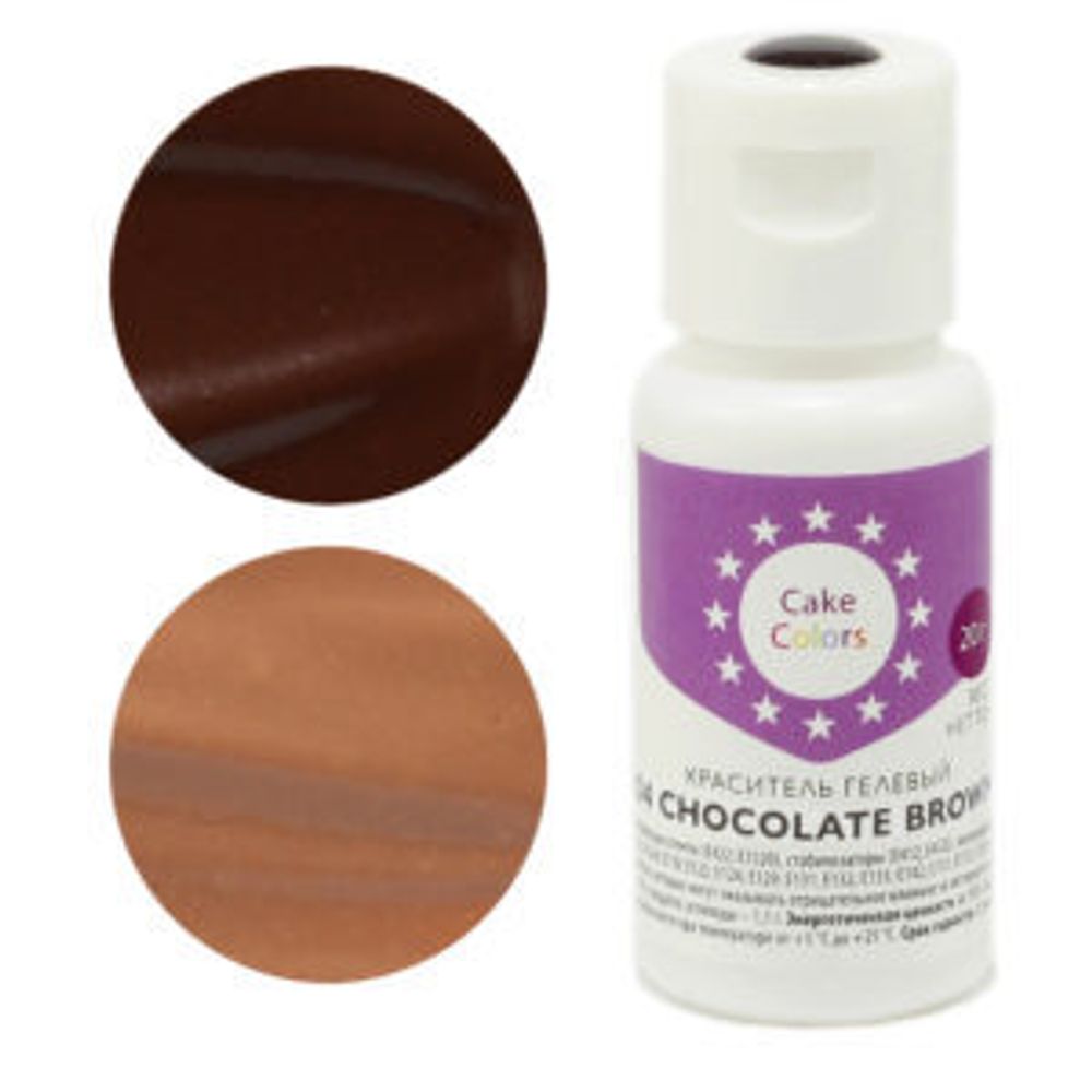 Краситель гелевый Cake Colors Chocolate Brown 20 гр.