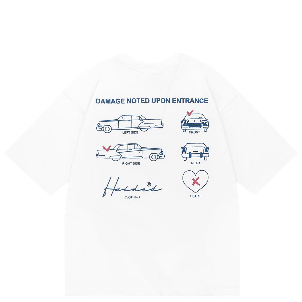 Футболка HAIDED DAMAGE White