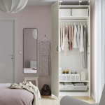 Гардероб - IKEA PAX/FLISBERGET/ПАКС/ФЛИСБЕРГЕТ ИКЕА, 100x60x236 см, белый/светло-бежевый