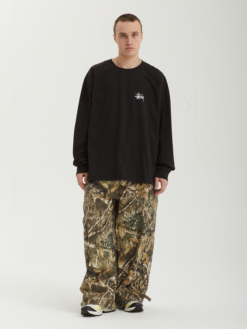 Мужской Лонгслив Basic Stussy Pig. Dyed