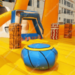 Коммерческий надувной батут "Пирамида"