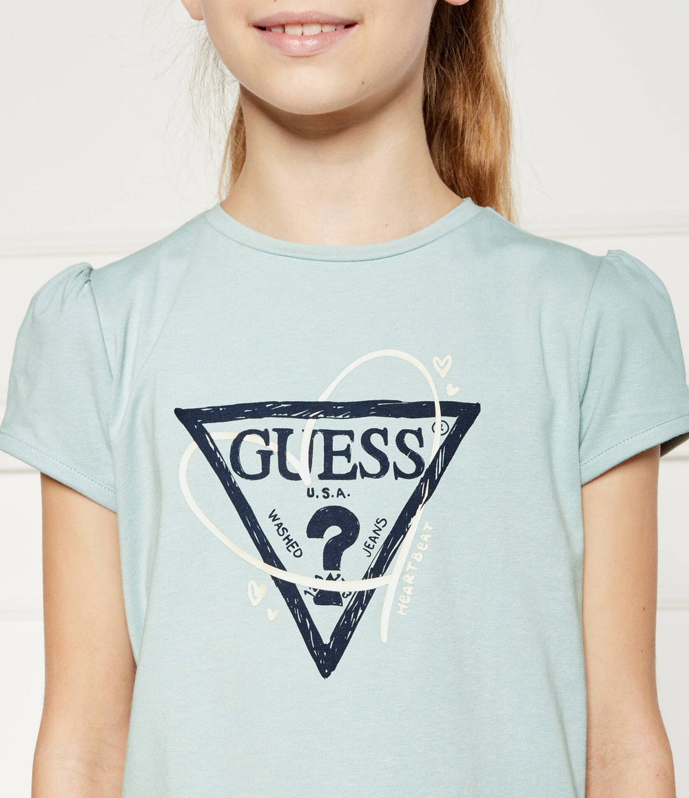 Футболка Guess - голубой(K4RI06 K6YW4)