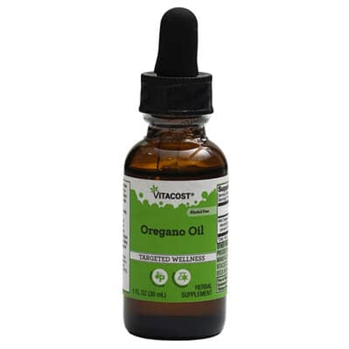 Vitacost, масло орегано, без спирта, 30 мл (1 жидк. унция)