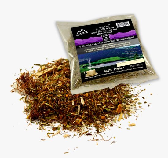 Tea "Lake of Mist" (soothing) - hand-picked healing herbs, 50 gr