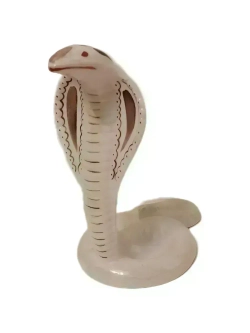 Фарфоровая статуэтка "Кобра", СССР, ПФЗ, 1970 - 1991 гг.