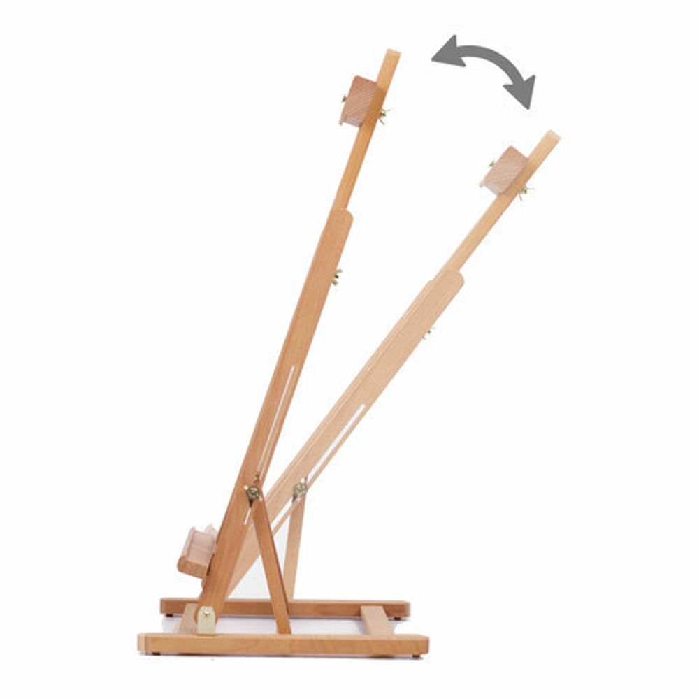 Мольберт настольный BRAUBERG ART CLASSIC, бук, 28х96х32см, высота холста 53см, 190656