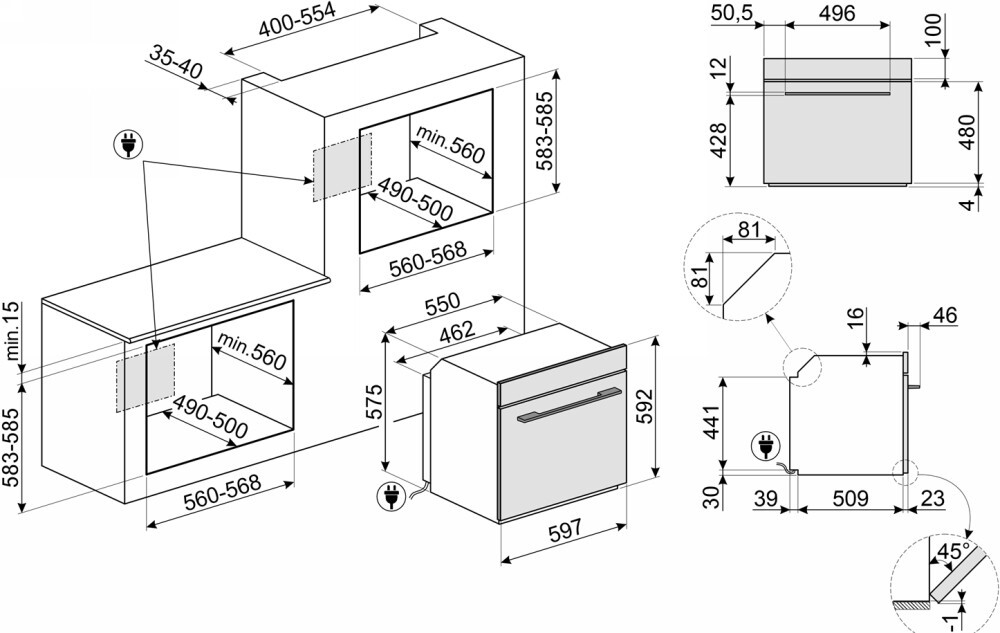 Духовой шкаф Smeg SO6102TB3