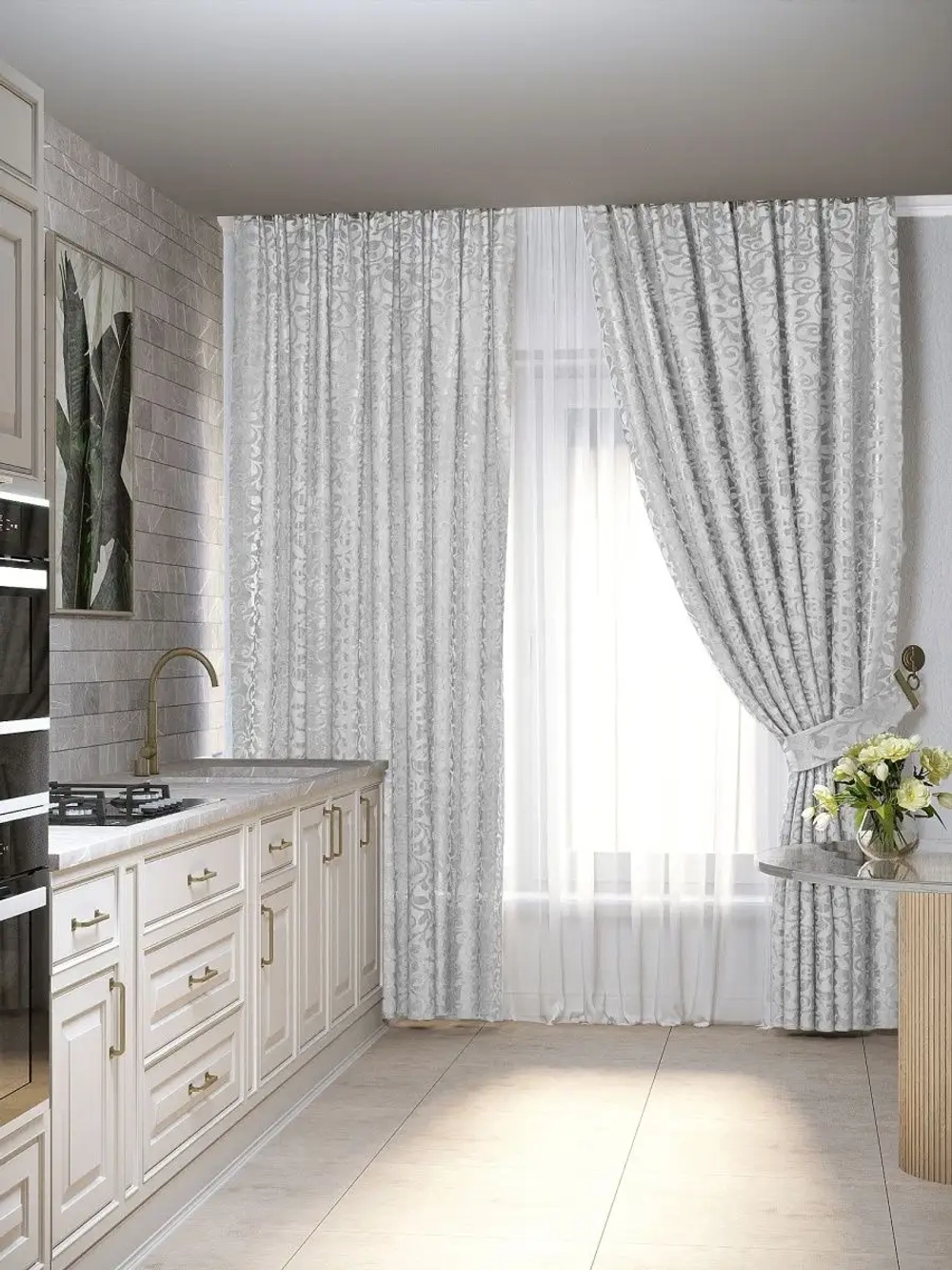 Комплект штор Барселона MSD712-4 1,40м*2,70м