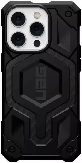 Чехол с поддержкой MAGSAFE Uag Monarch Pro для iPhone 14 Pro 6.1", цвет карбон (Carbon Fiber)