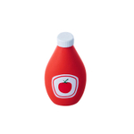 Игрушка ZooOne L-460 для собак "Бутылочка Кетчуп" из латекса 8,5см