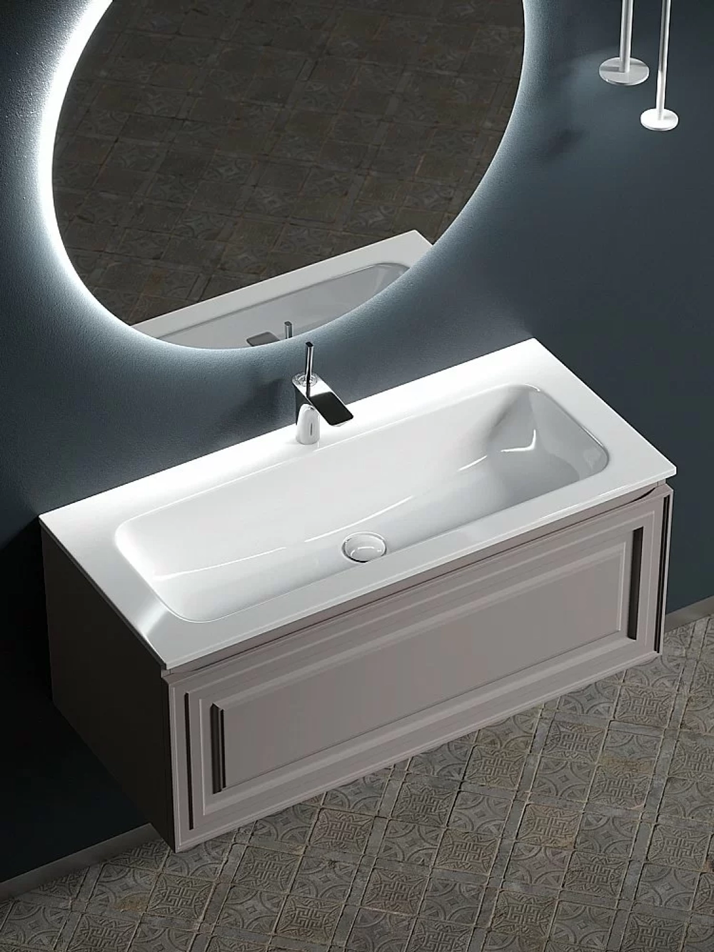 Тумба с раковиной Sancos Very VR100SM 100 Doha Soft
