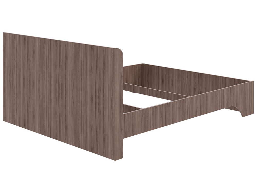 Кровать Браво, спальное место 160х200, без основания, Венге/молоко