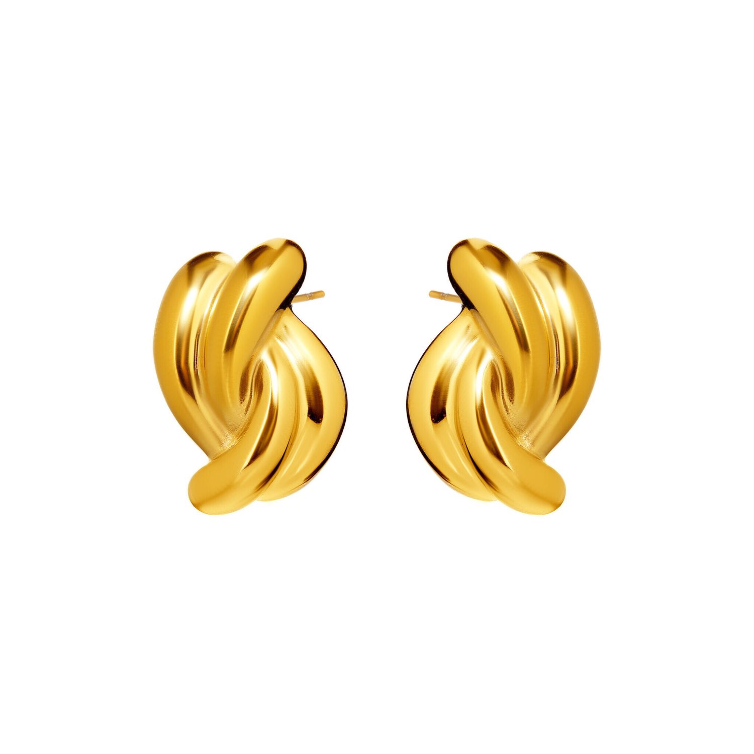 Серьги Golden Knot Earrings