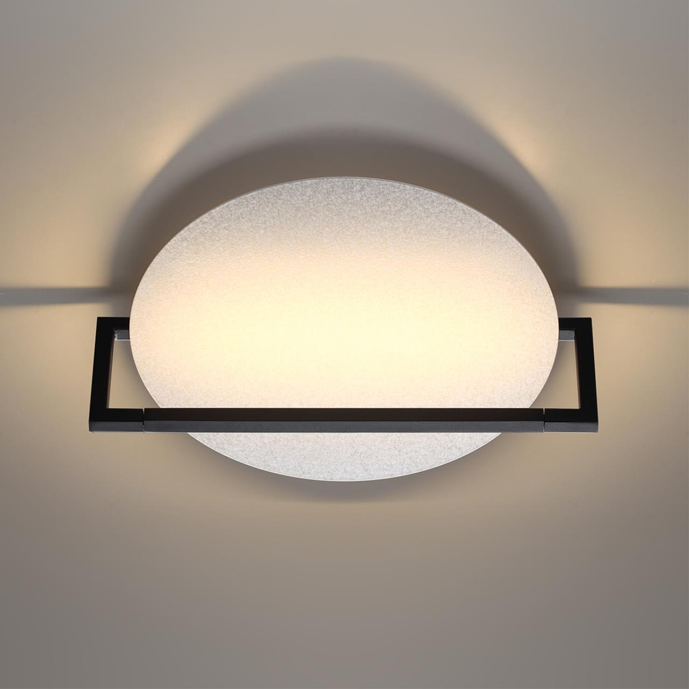 7015/15WL HIGHTECH ODL25 295 белый ice crack/металл/акрил Настенно-потолочный светильник IP20 LED поворотный 360° 1*15W LUNAR