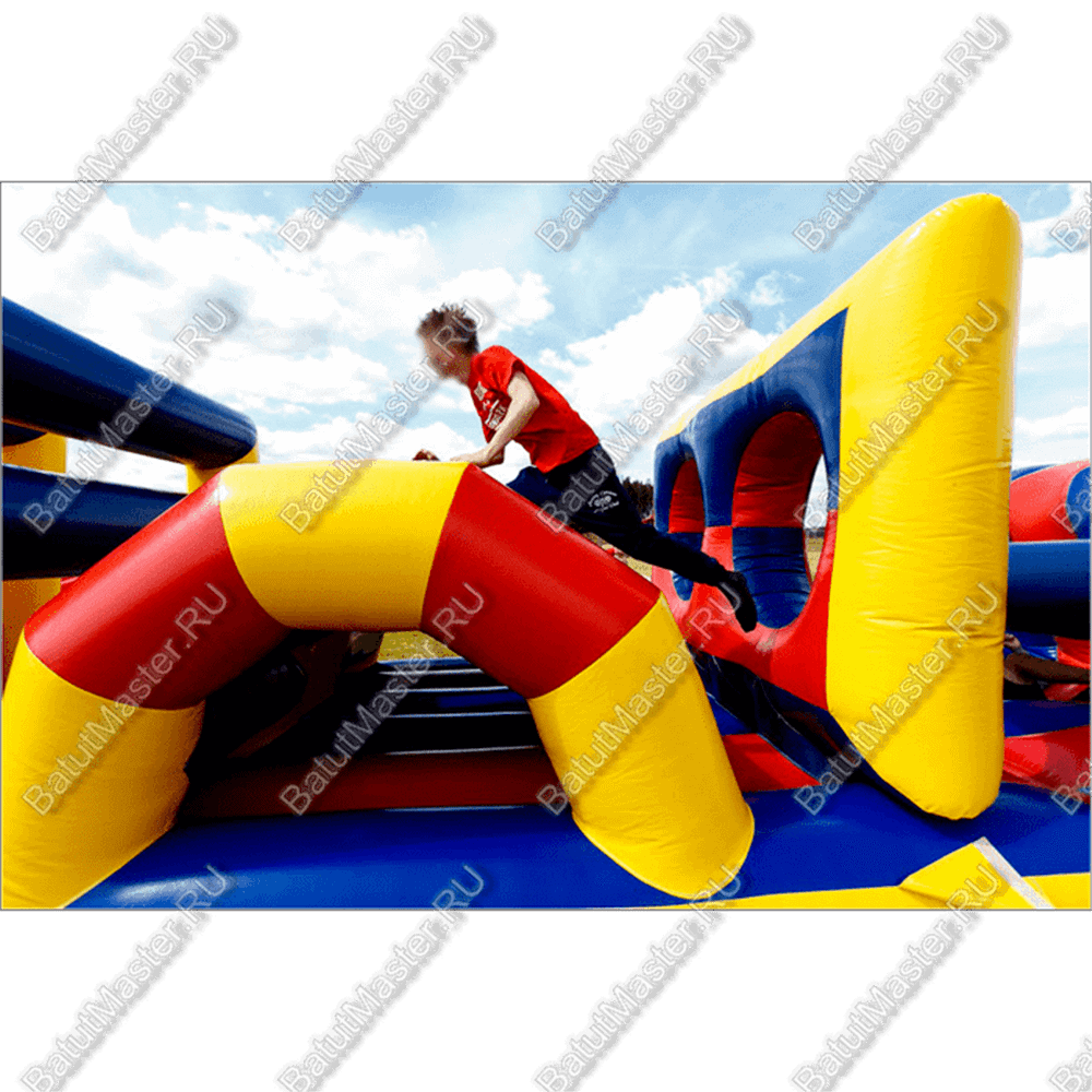 Надувная полоса препятствий "Веселые старты"