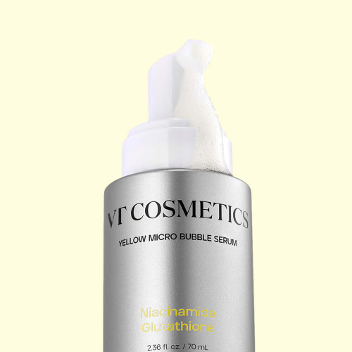 VT Cosmetics Niacinamide Glutathione Yellow Micro Bubble Serum пузырьковая сыворотка с ниацинамидом