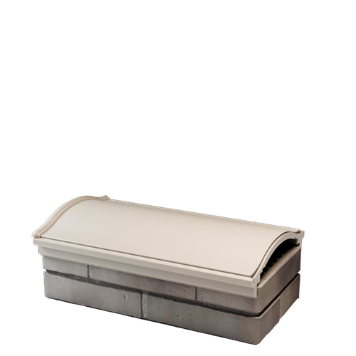 Парапет полимеркомпозитный Monblan 200/225/225 (1 кирпич) бежевый