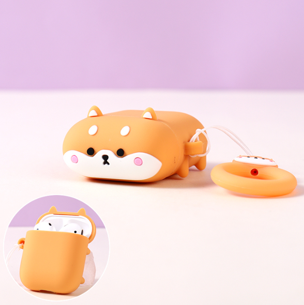Чехол для airpods &quot;Silicone Bear&quot;